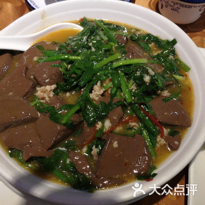汕头濠江海鲜风味馆鹅血炒韭菜图片-北京海鲜-大众点评网