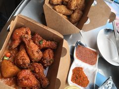 炸鸡一半一半-富乐满韩国正宗炸鸡韩国料理(虹泉路店)