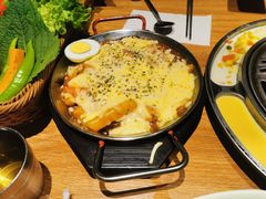 芝士辣炒年糕-弘益铭家九炙社韩国烤肉料理(尚美店)