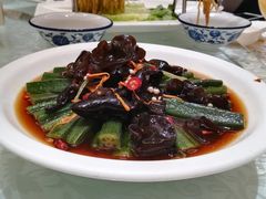 捞汁秋葵-国人川菜(李家村建东街店)