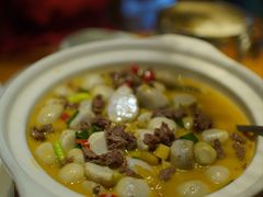 牛肉烧毛芋-头上红煨盐鸡·非遗院子餐厅
