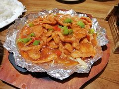 -东来菜馆•手抓海鲜家常菜•海鲜锅贴(鸽子窝店)
