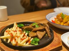 铁板牛排-朵朵开素食餐厅(后宰门街店)