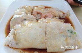 Shrimp and Scallop Rice Noodle Roll