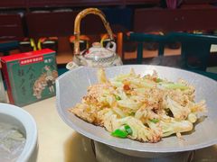 干锅丽水香菇花菜-探花·意境江南菜·唐伯虎文化体验店·松鼠桂鱼(观前店)