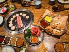 -明洞阿姨·韩式酱蟹烤肉·创意料理(三元桥店)