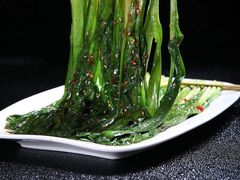 烤韭菜-盱眙小龙虾