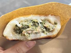 香糯塌饼草头干鲜肉馅-老味茶屋(川沙老街店)