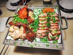 烤肉烤鸡双拼-绿茶餐厅(成都大悦城店)