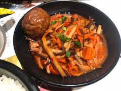 鱼香肉丝饭-老娘舅(吴山路店)