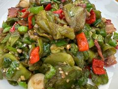 辣椒炒莴笋干-三只鸟本地特色菜馆(上饶总店)