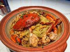 招牌蒜香蟹面-不仔客海鲜·烧烤·270度海景餐厅(大东海店)