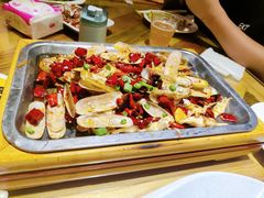 胶东辣炒蛏子-虾宝贝胶东海鲜·渔家菜(小西天店)