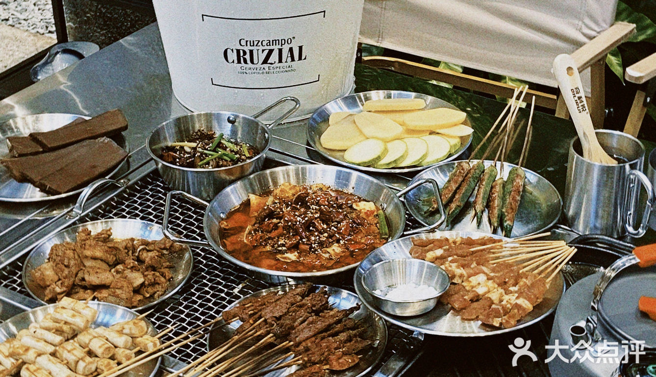 这是昆明首家露营风的烧烤营地