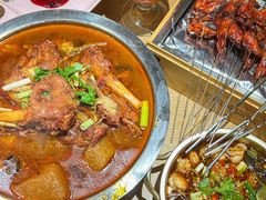 -街角等你.大连海鲜烧烤.经典铁板海鲜串(西安路店)