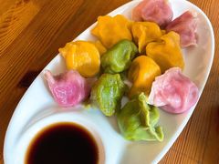 三色蒸水饺-品茶居素食馆(罗湖店)