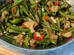 四季豆炒油渣-大碗先生(万家丽店)