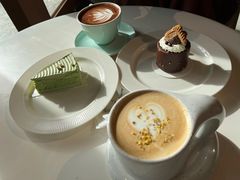 开心果双层乳酪巴斯克-sugarman espresso素饮糖人高新咖啡工厂