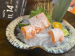 三文鱼刺身-魟阳日式料理(庆春店)