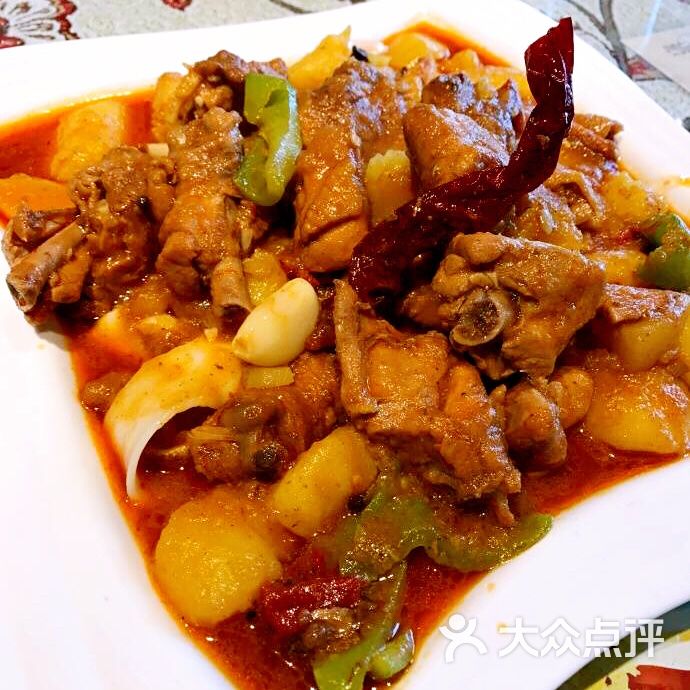 阿依来新疆餐厅风味馕炒肉图片-北京新疆菜-大众点评网