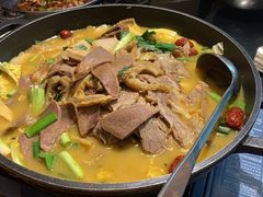 原味牛杂火锅-丁记盐蘸牛肉·新杭菜(河东路店)