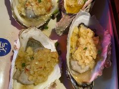 生蚝-路边摊小炉子烧烤