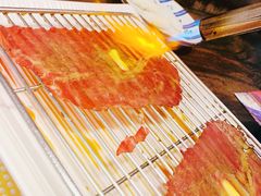 铺天盖地顶级澳牛肉火焰寿司-仙隐小鹿中華の日料(正弘城店)