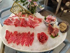 招牌原切牛肉拼盤-喜聚薈·花膠雞海鮮火鍋(越秀店)