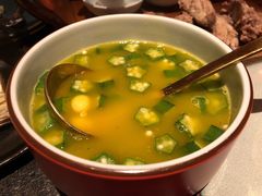 秋葵煮银杏-丝路金桃·新疆菜(徐汇店)