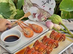 -七的湖·晚芳亭·阳澄湖农家菜·大闸蟹(莲花岛店)