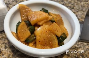 Sweet Pickled Cucumber and Garlic