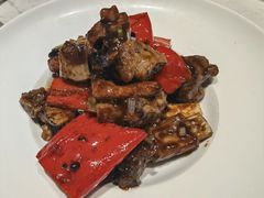 红椒烧排骨-北李妈妈菜·海肠捞饭(开发区万达店)