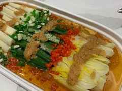 蒜蓉蒸三鲜-恒盛居回族饭店