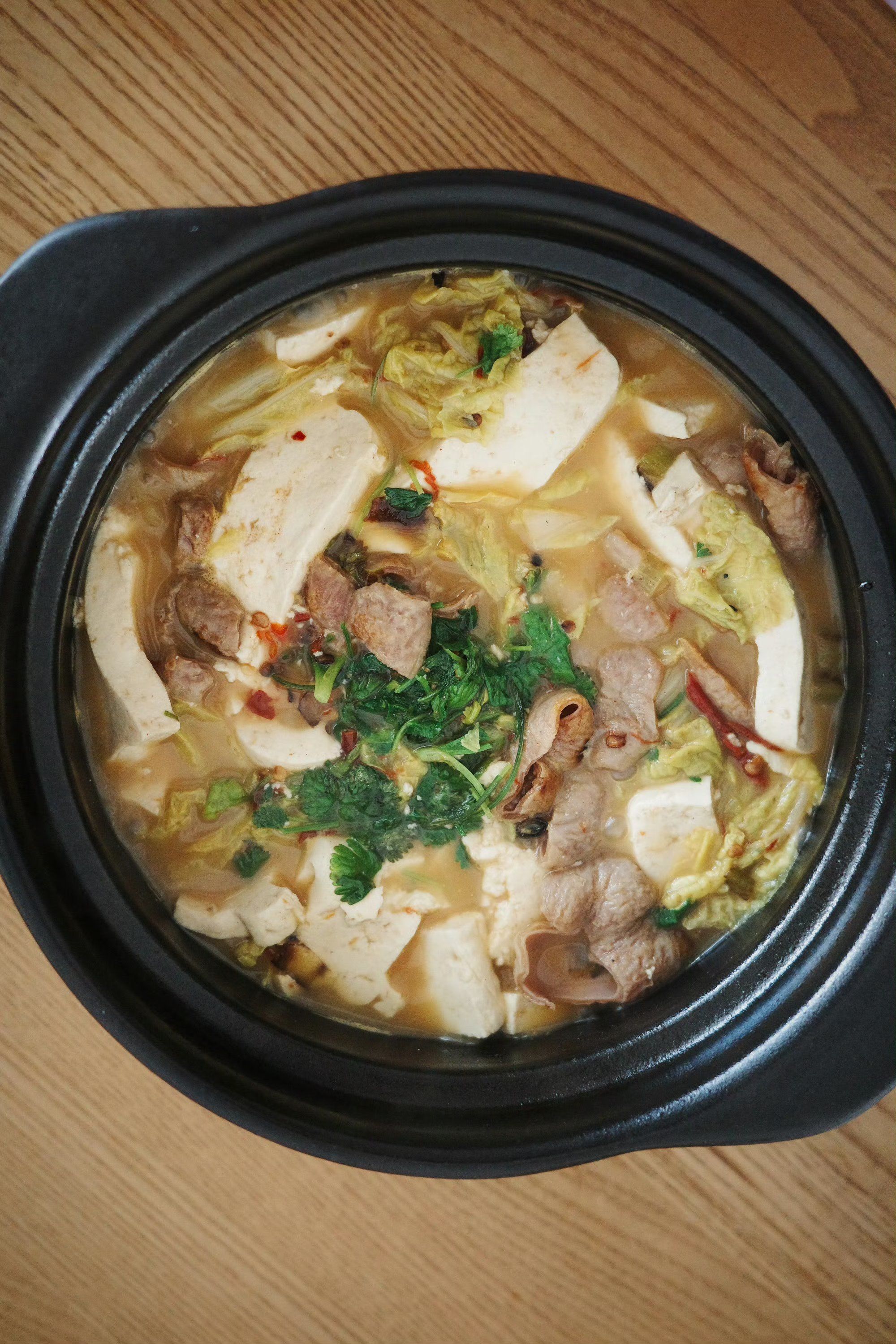 肥肠炖豆腐