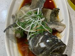 清蒸石斑鱼-锦里海景海鲜餐厅.三亚老字号(亚龙湾中心广场店)