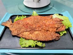 炭火烤虹鳟鱼-天毓山庄·餐厅