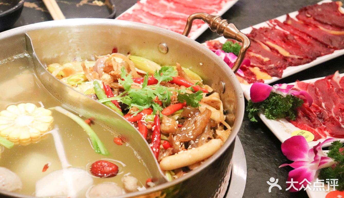 南京牛肉火锅，鲜嫩牛肉吃起来！🌸🌸 