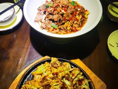 铁板花菜-何氏排骨(左家塘店)