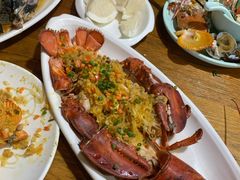 蒜蓉蒸龙虾-南海渔家•海鲜•正宗海南菜(海棠湾店)