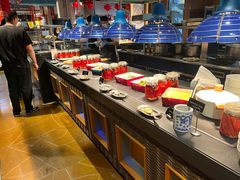 自助取餐区-怡咖啡海鲜自助餐厅(浦东香格里拉店)