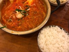 猪颈肉泡菜汤-金北顺大锅家(신사본점)