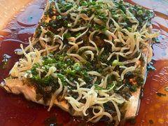 古法葱油太湖白鱼-无锡苏宁银河国际酒店-悦府65中餐厅