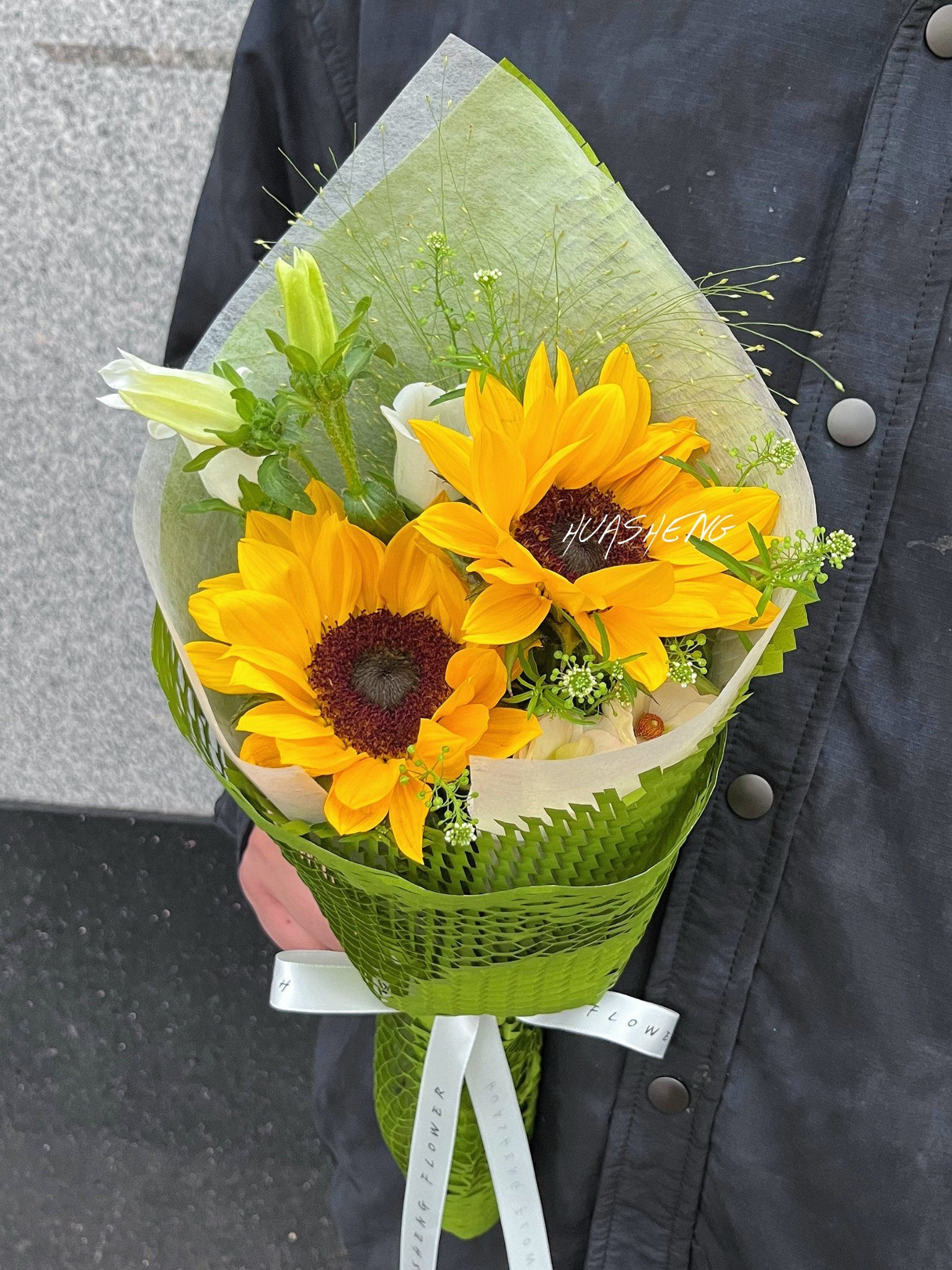 苏州花店-迷你向日葵小花束