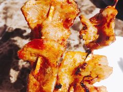 烤黑毛猪五花肉串-猪啊牛呀羊啊铜盘烤肉(正大广场店)