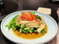 菜心拼腐竹-滋粥楼·顺德菜(番禺广场总店)