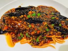 蓑衣茄子-刘胖子家常菜·蹄花焖藕(兴业店)