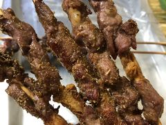 羊肉串-老红桥炸灌肠牛肚锅烧烤(定福庄店)