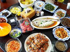 -七的湖·晚芳亭·阳澄湖农家菜·大闸蟹(莲花岛店)