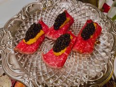 鱼子酱海胆生牛肉-壳里西餐厅Coquille Seafood Bistro(蒙自路店)