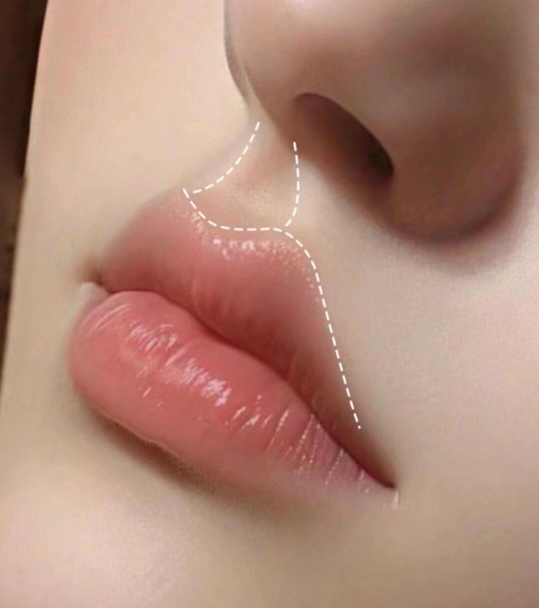 水滴型人中窝 少女感爆棚!